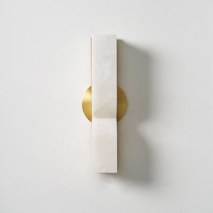 Alabaster Essence Wall Sconce - Elegant Design with Adjustable Light D