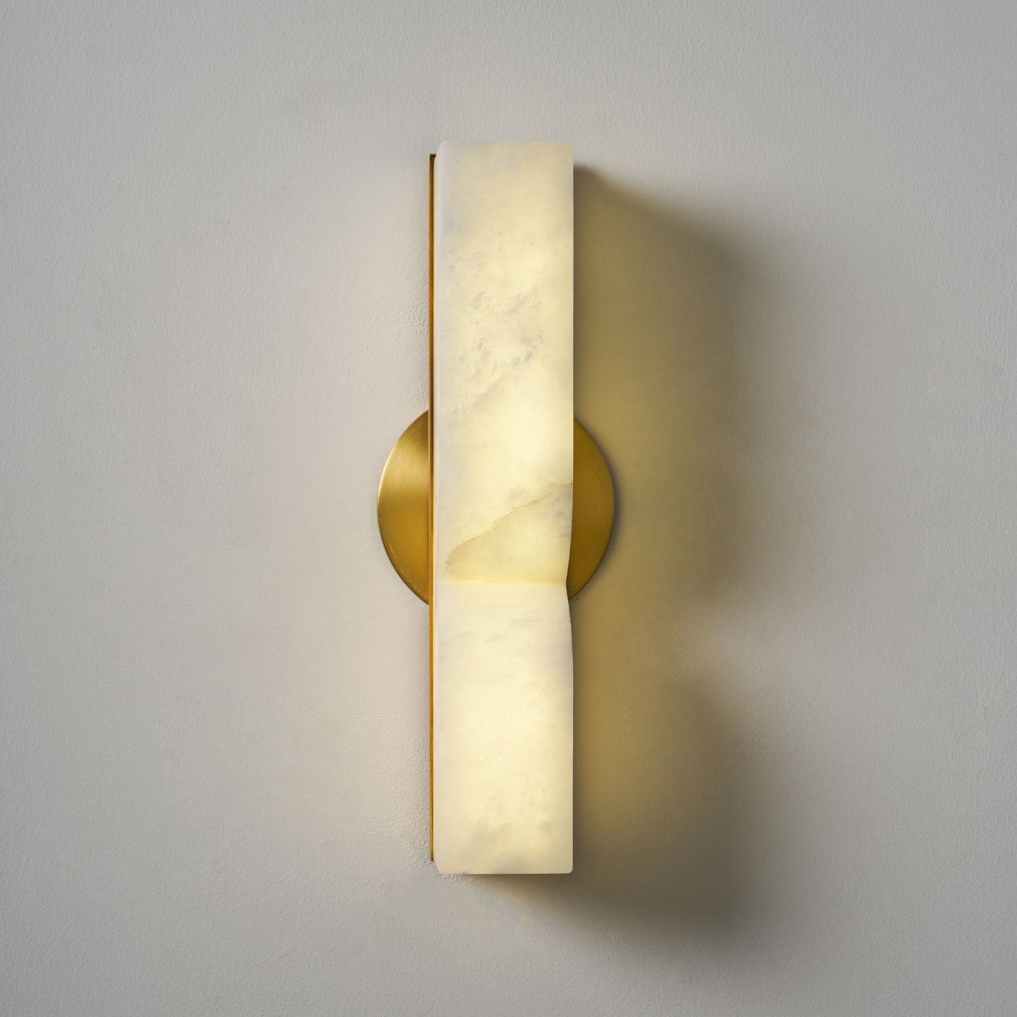 Alabaster Essence Wall Sconce - Elegant Design with Adjustable Light D