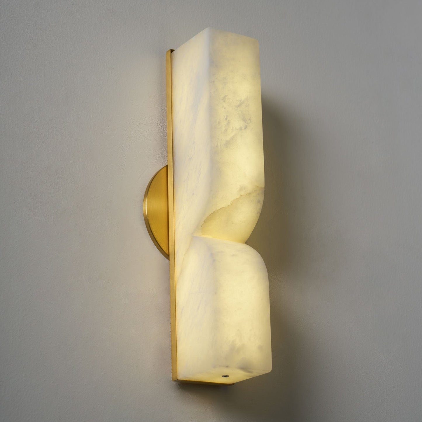 Alabaster Essence Wall Sconce - Elegant Design with Adjustable Light D