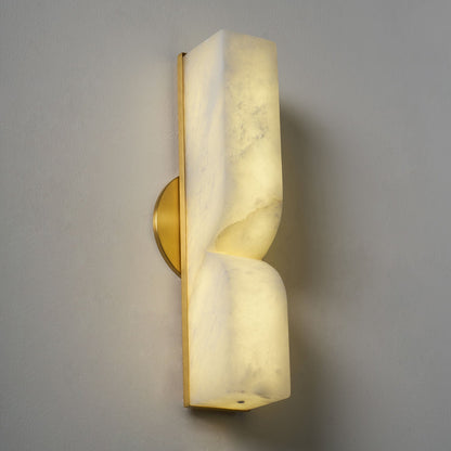 Alabaster Essence Wall Sconce - Elegant Design with Adjustable Light D