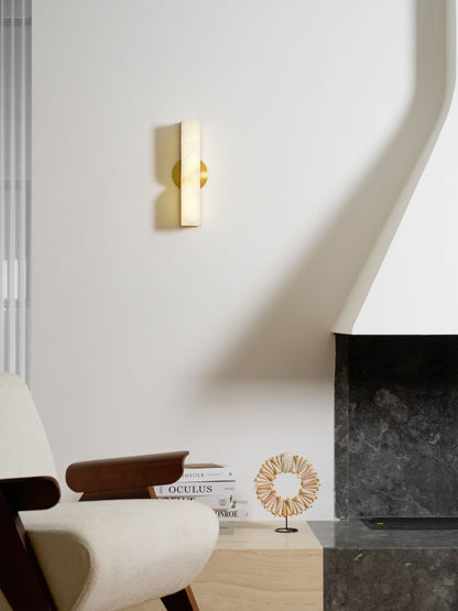 Alabaster Essence Wall Sconce - Elegant Design with Adjustable Light D