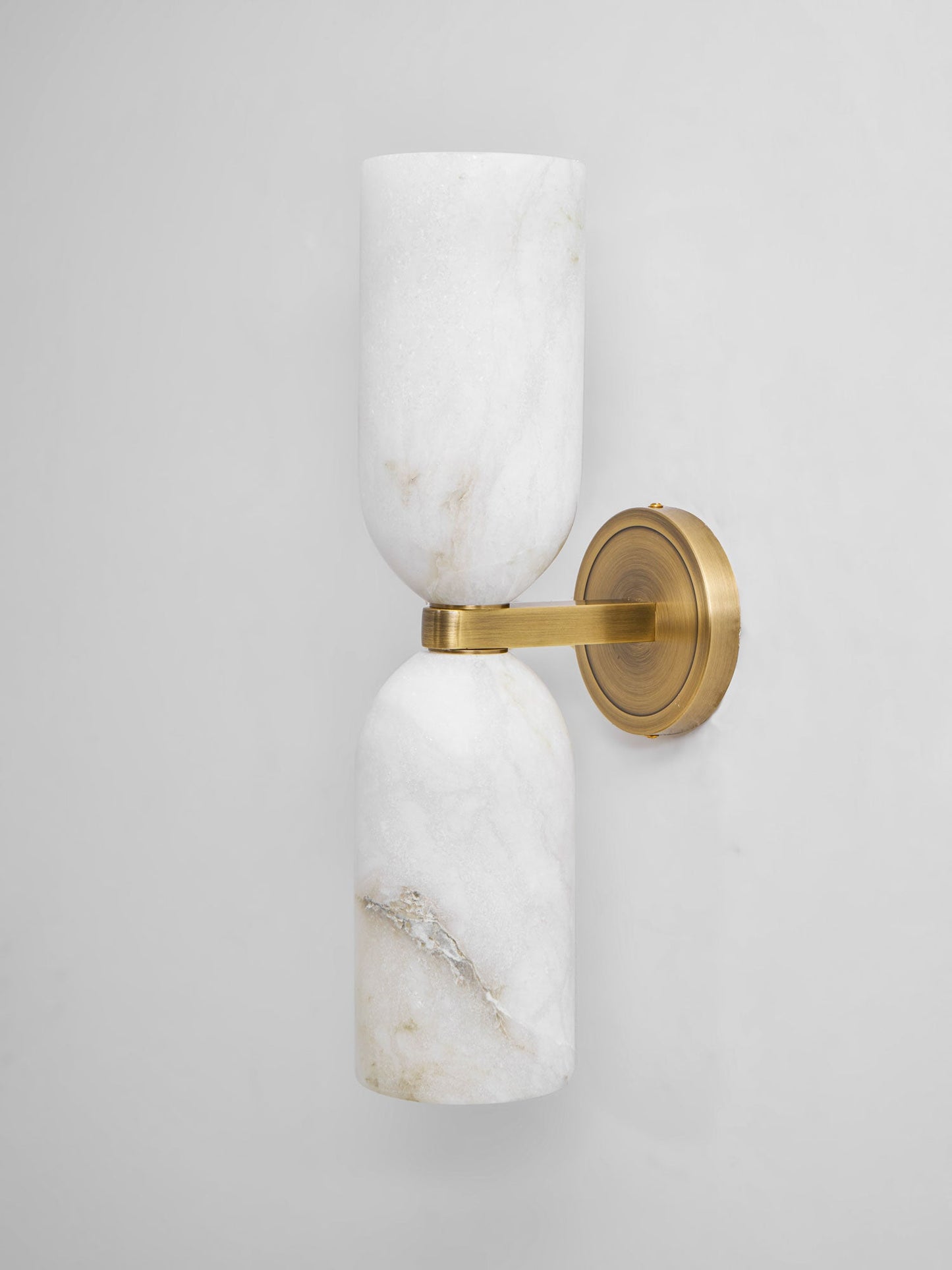Alabaster Nexus Wall Sconce - Elegant Design with Adjustable Brightnes