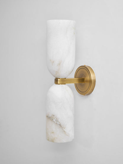 Alabaster Nexus Wall Sconce - Elegant Design with Adjustable Brightnes