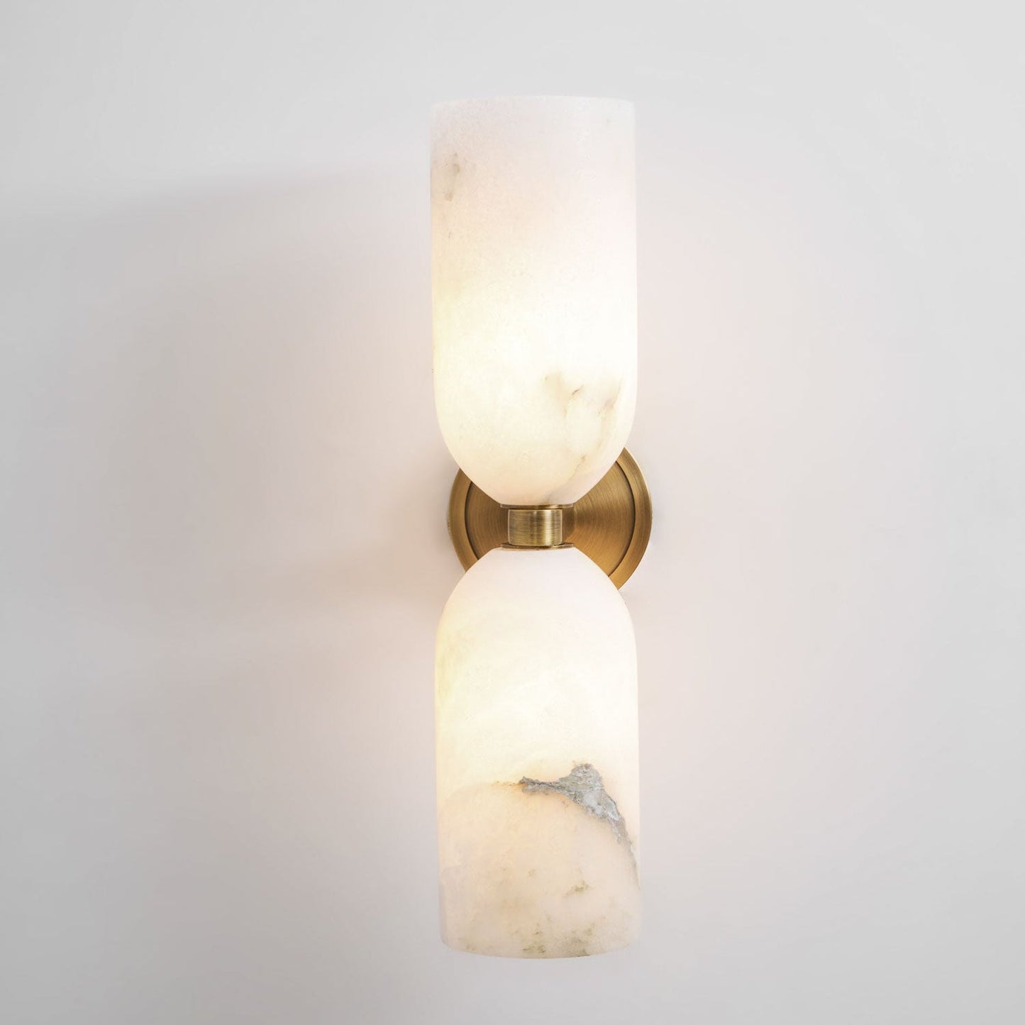 Alabaster Nexus Wall Sconce - Elegant Design with Adjustable Brightnes