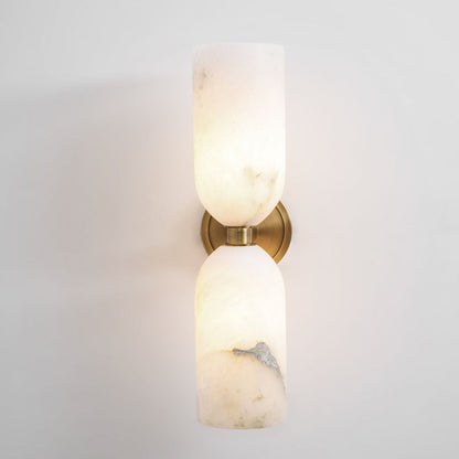 Alabaster Nexus Wall Sconce - Elegant Design with Adjustable Brightnes