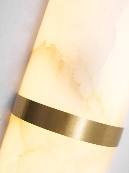 Alabaster Pill Wall Light - Soft Glow, Energy-Efficient Design