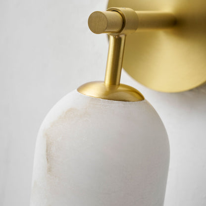 Pillar Alabaster Wall Sconce - Elegant Design, Soft Ambient Lighting