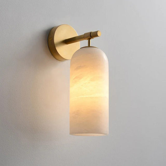 Pillar Alabaster Wall Sconce - Elegant Design, Soft Ambient Lighting