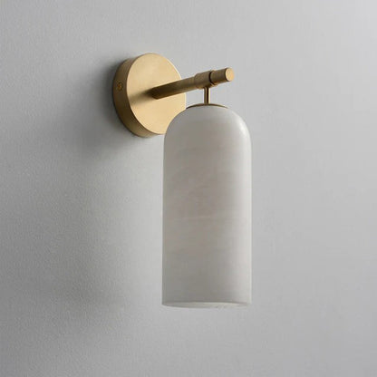 Pillar Alabaster Wall Sconce - Elegant Design, Soft Ambient Lighting