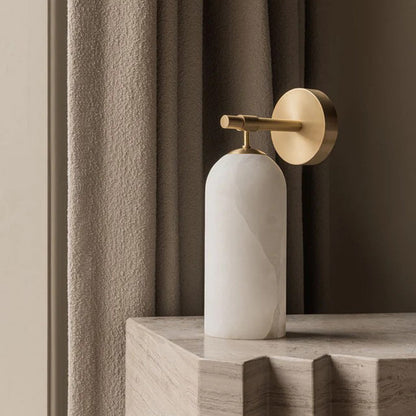 Pillar Alabaster Wall Sconce - Elegant Design, Soft Ambient Lighting