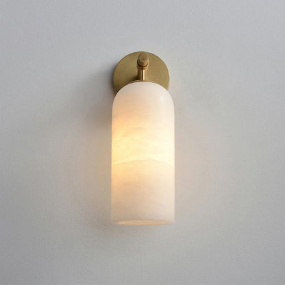Pillar Alabaster Wall Sconce - Elegant Design, Soft Ambient Lighting