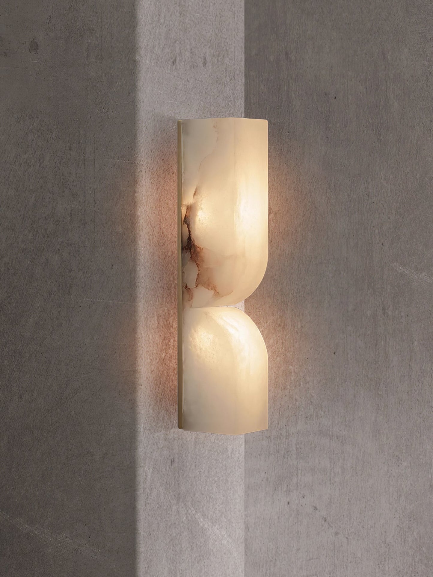 Alabaster Essence Wall Sconce - Elegant Design with Adjustable Light D
