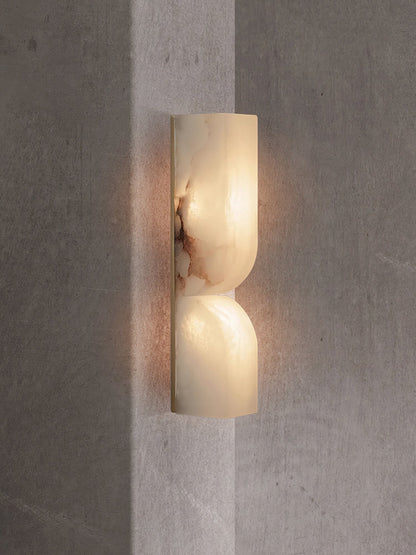 Alabaster Essence Wall Sconce - Elegant Design with Adjustable Light D