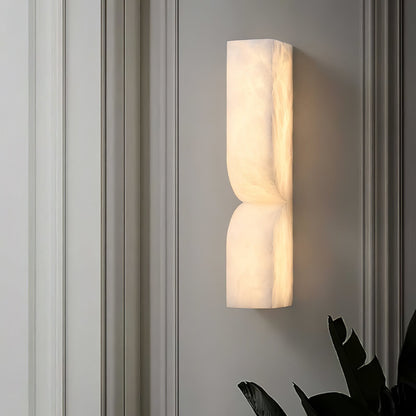 Alabaster Essence Wall Sconce - Elegant Design with Adjustable Light D