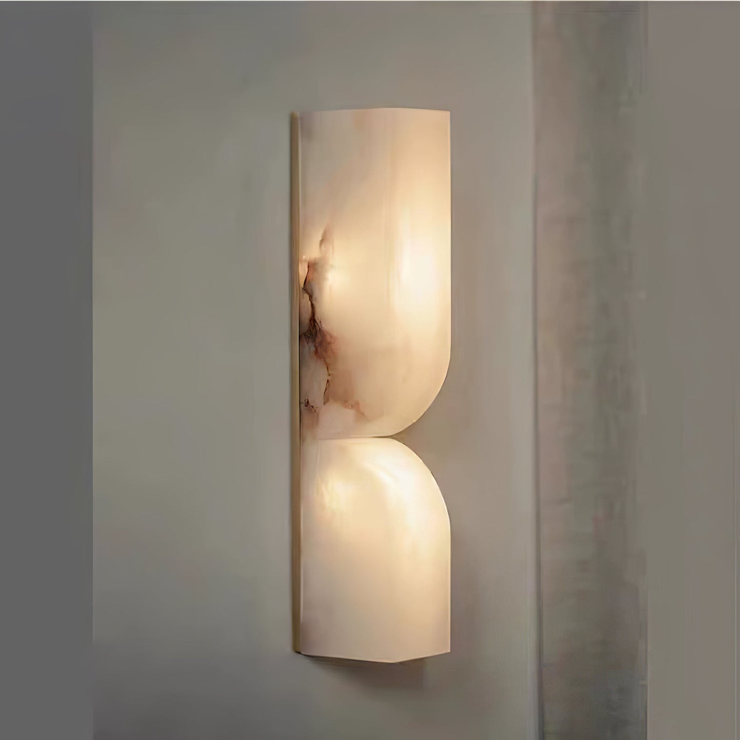 Alabaster Essence Wall Sconce - Elegant Design with Adjustable Light D