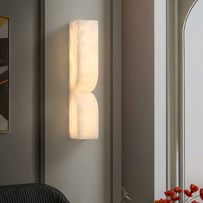 Alabaster Essence Wall Sconce - Elegant Design with Adjustable Light D