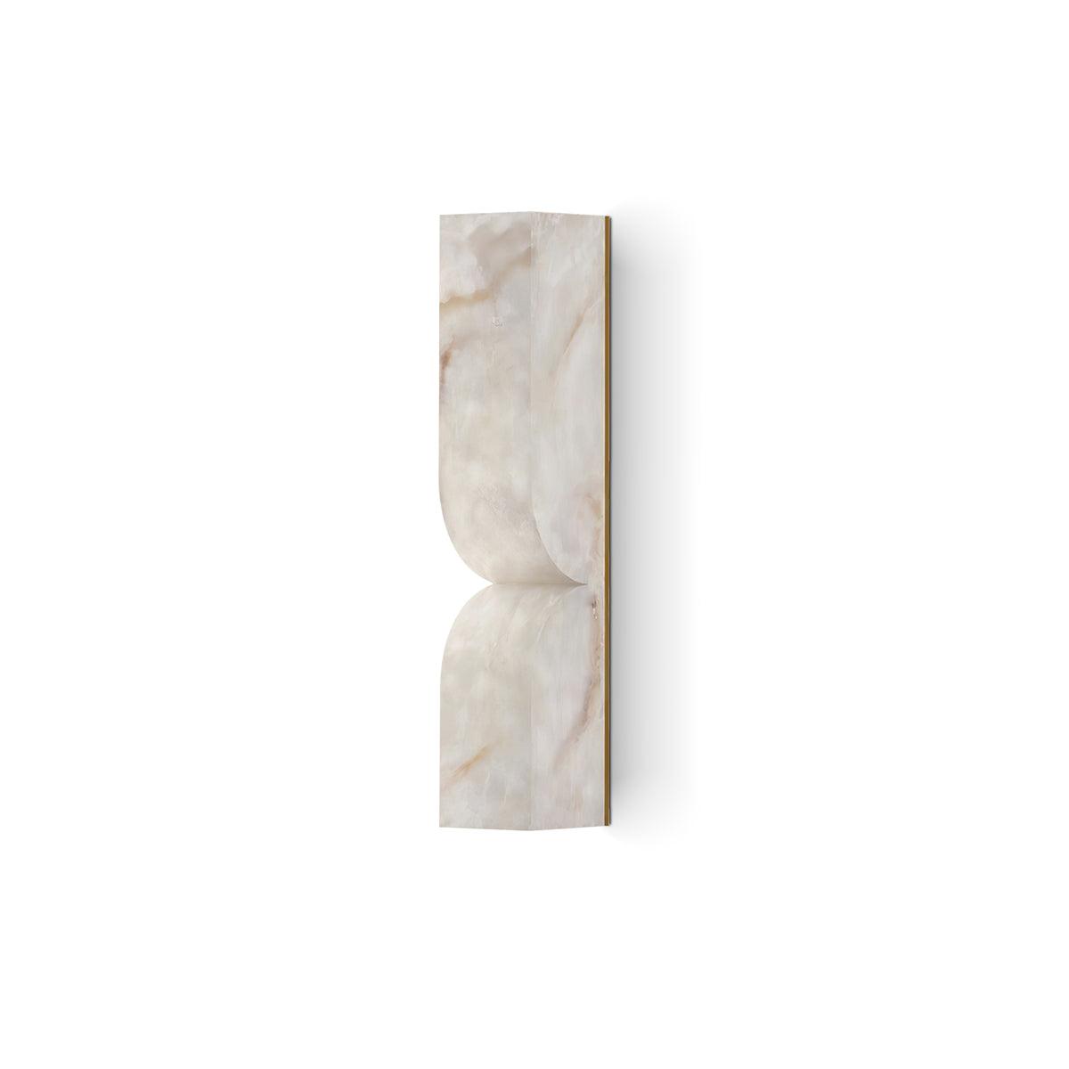 Alabaster Essence Wall Sconce - Elegant Design with Adjustable Light D