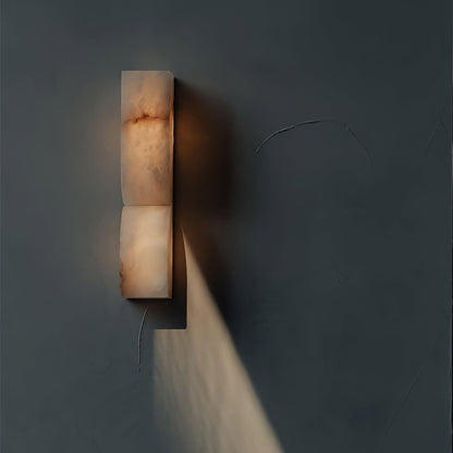 Alabaster Essence Wall Sconce - Elegant Design with Adjustable Light D