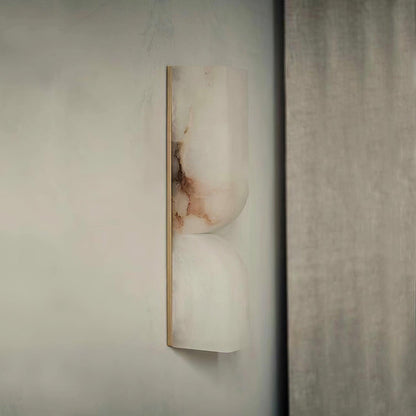 Alabaster Essence Wall Sconce - Elegant Design with Adjustable Light D