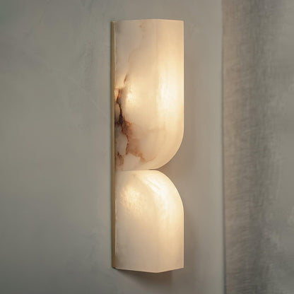 Alabaster Essence Wall Sconce - Elegant Design with Adjustable Light D