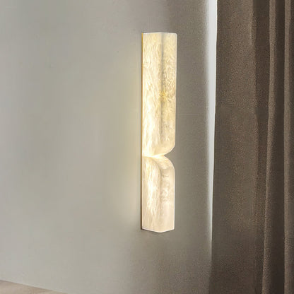 Alabaster Essence Wall Sconce - Elegant Design with Adjustable Light D