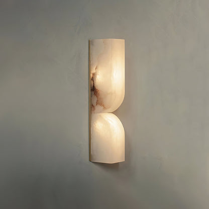 Alabaster Essence Wall Sconce - Elegant Design with Adjustable Light D