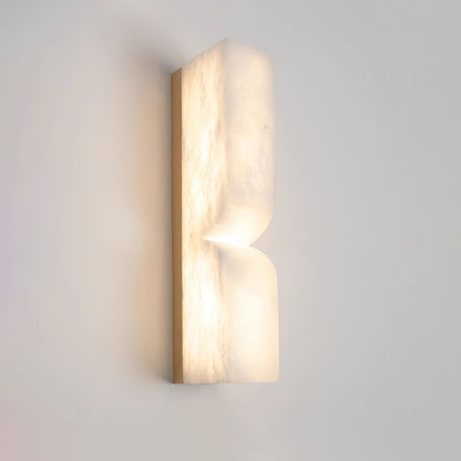 Alabaster Essence Wall Sconce - Elegant Design with Adjustable Light D