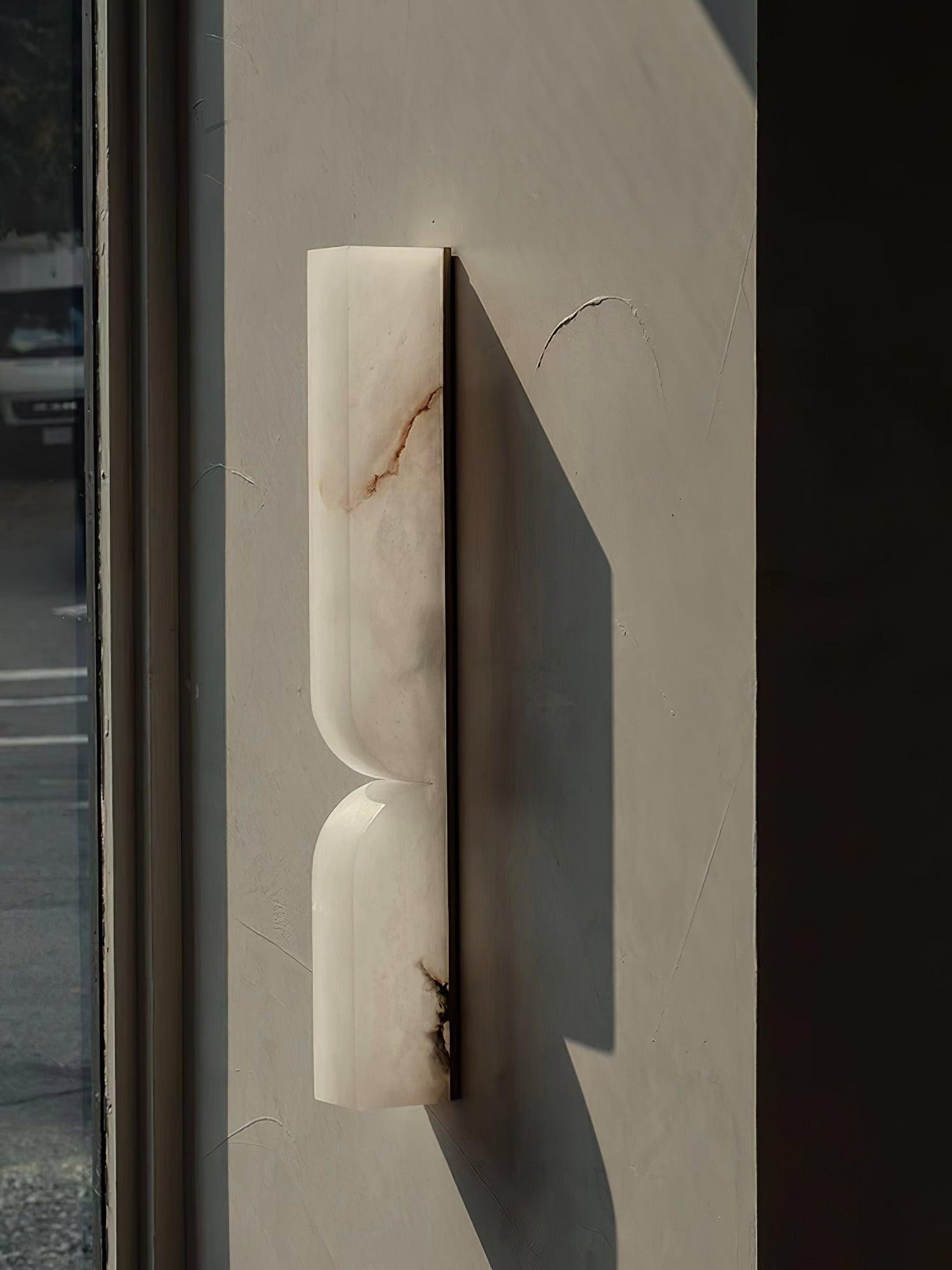 Alabaster Essence Wall Sconce - Elegant Design with Adjustable Light D