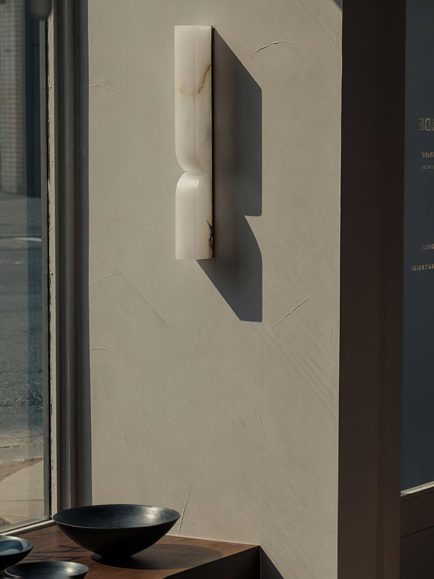 Alabaster Essence Wall Sconce - Elegant Design with Adjustable Light D