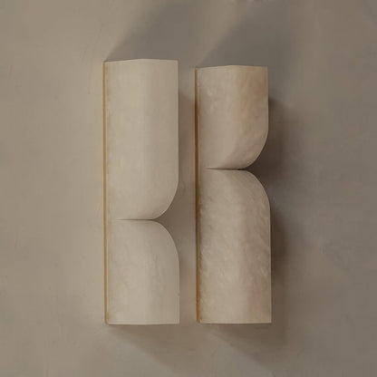 Alabaster Essence Wall Sconce - Elegant Design with Adjustable Light D