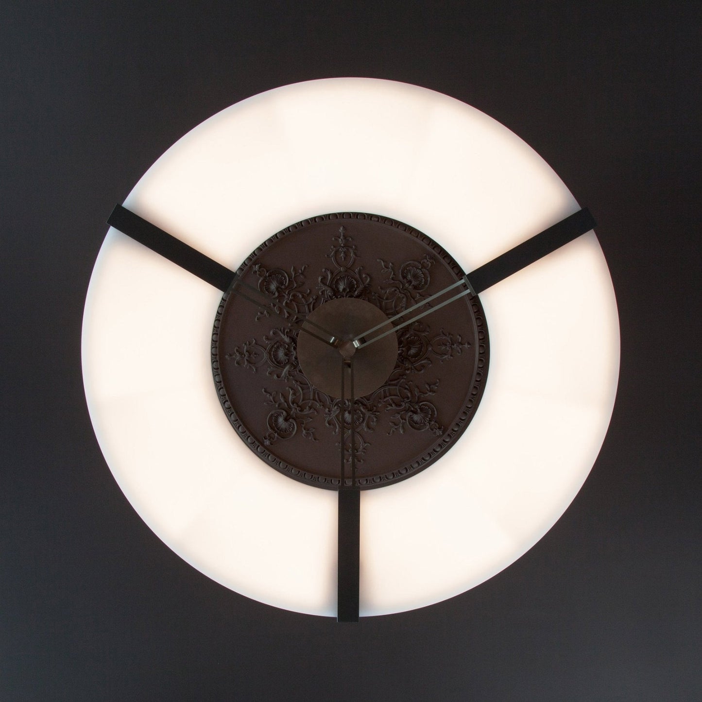 Alabaster Halo Pendant Light - Adjustable Height, Modern Design