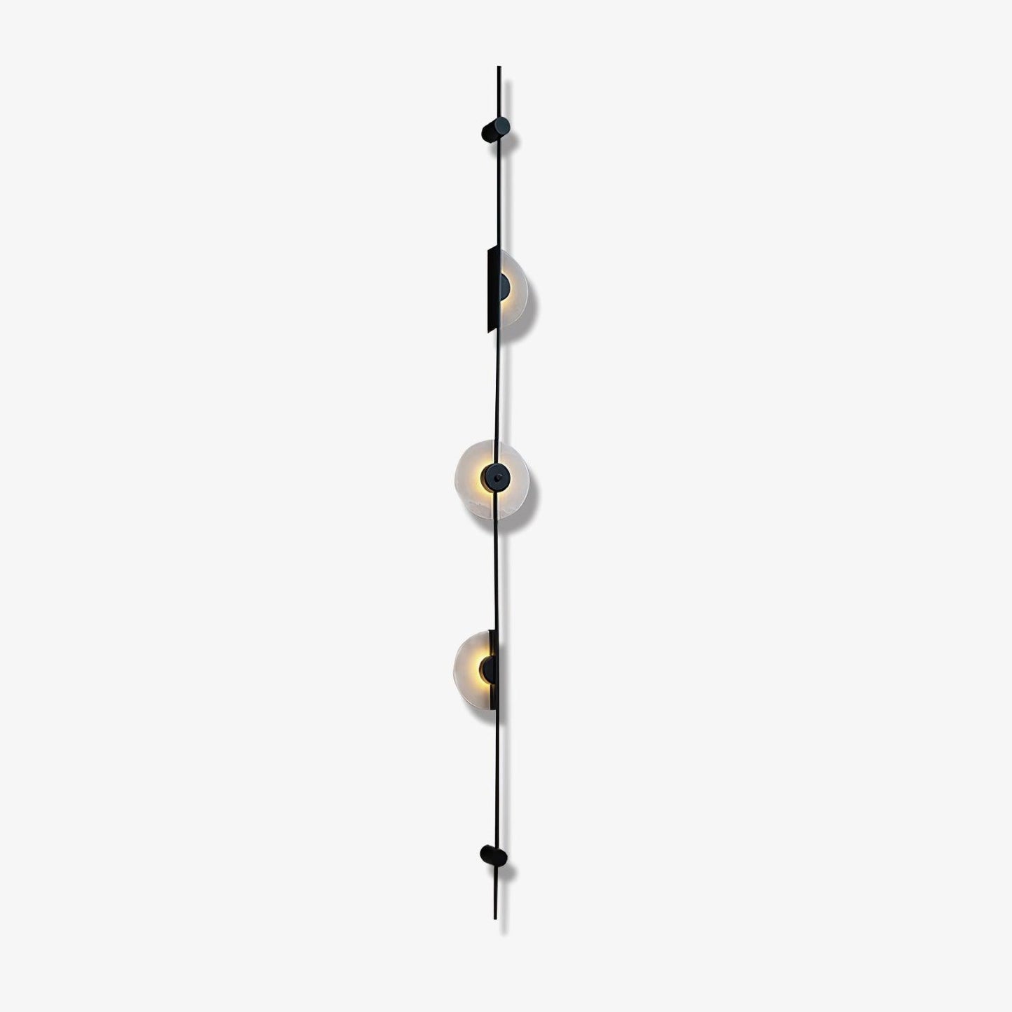 Alabaster Vertical Wall Sconce - Soft Glow, Easy Installation