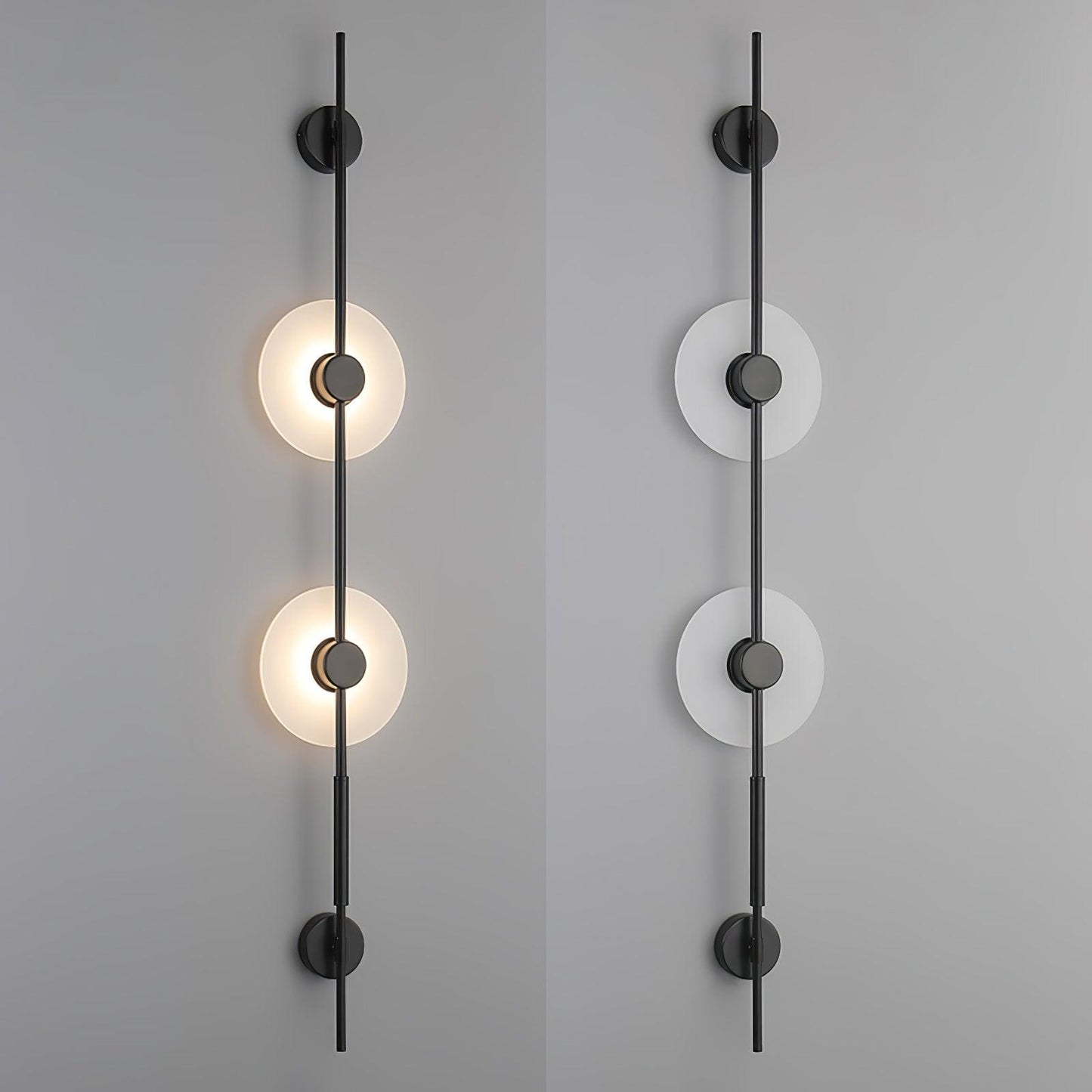 Alabaster Vertical Wall Sconce - Soft Glow, Easy Installation
