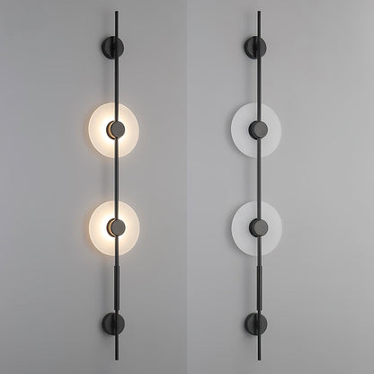 Alabaster Vertical Wall Sconce - Soft Glow, Easy Installation