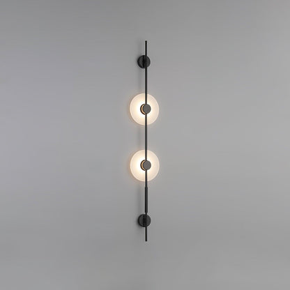 Alabaster Vertical Wall Sconce - Soft Glow, Easy Installation