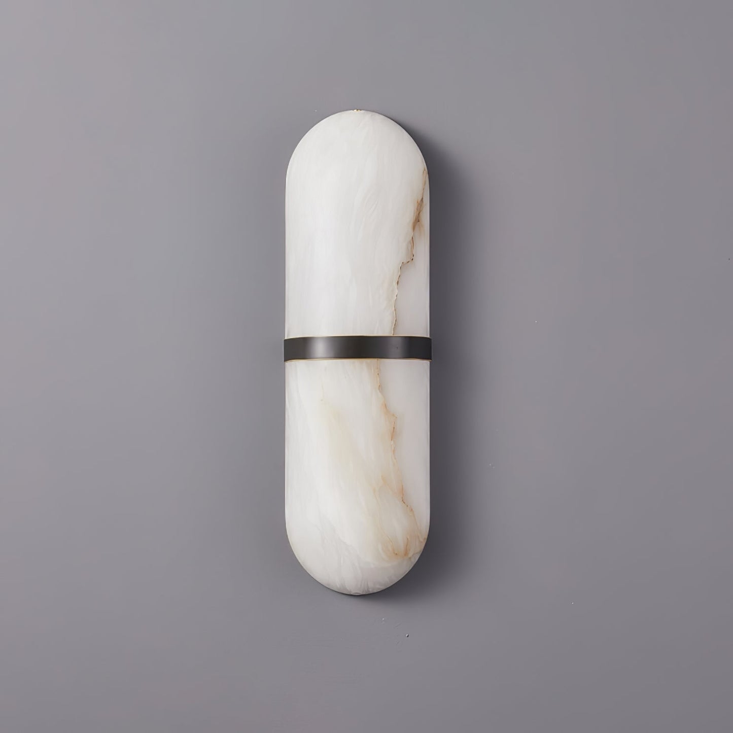 Alabaster Pill Wall Light - Soft Glow, Energy-Efficient Design