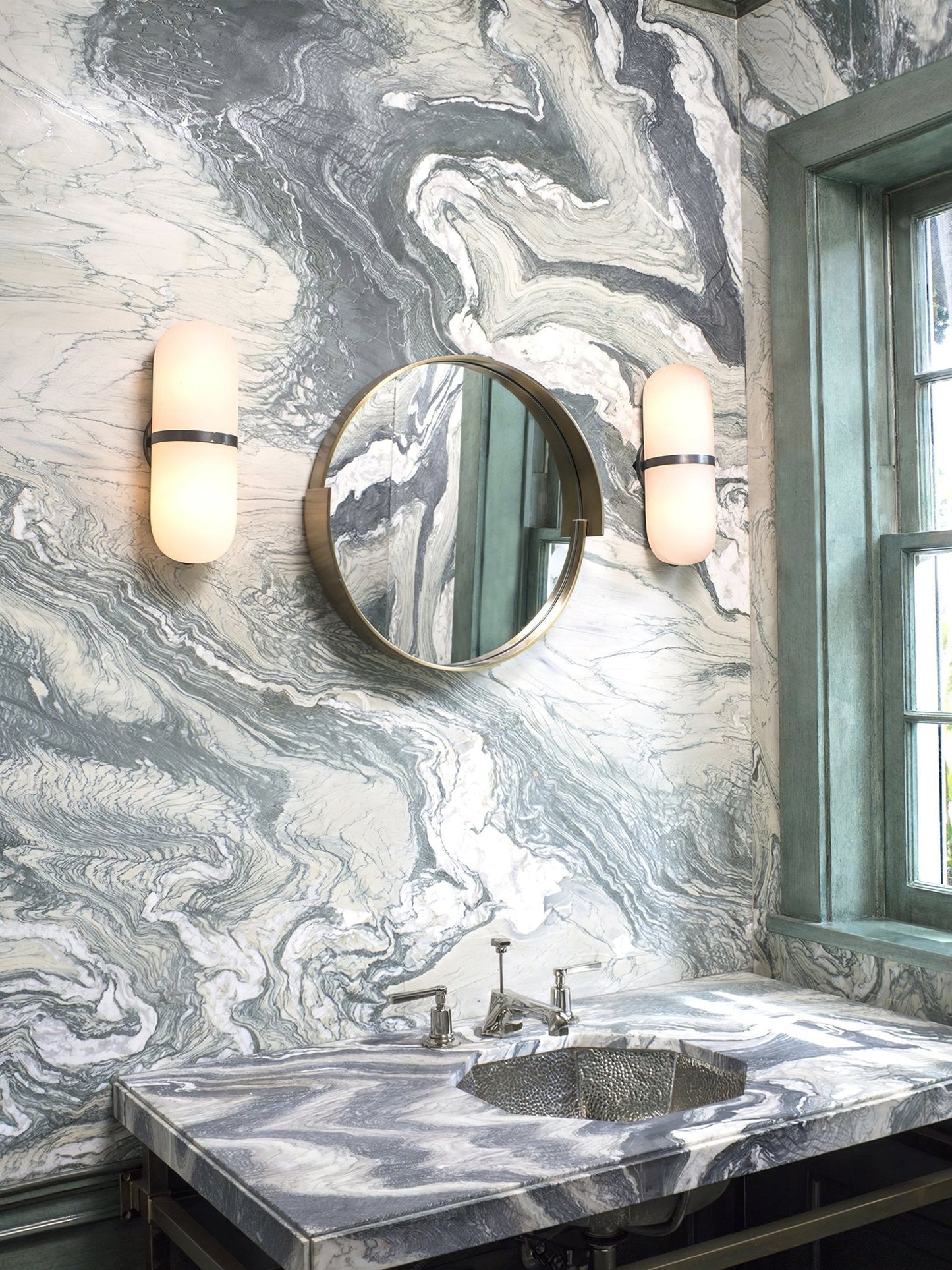 Alabaster Pill Wall Light - Soft Glow, Energy-Efficient Design