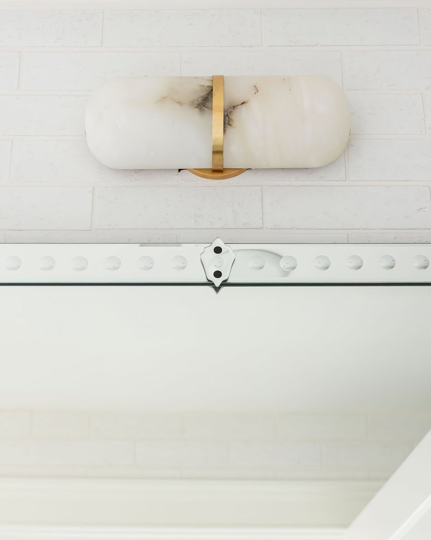 Alabaster Pill Wall Light - Soft Glow, Energy-Efficient Design