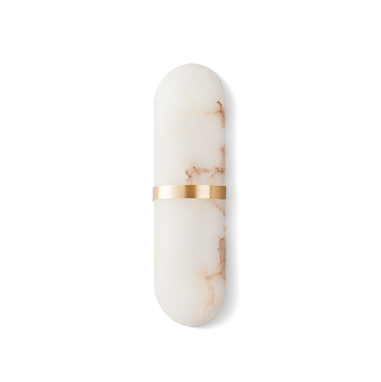 Alabaster Pill Wall Light - Soft Glow, Energy-Efficient Design