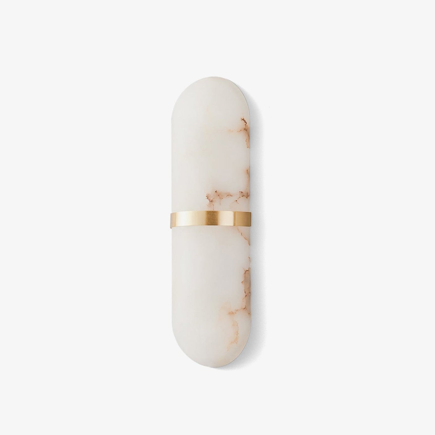 Alabaster Pill Wall Light - Soft Glow, Energy-Efficient Design