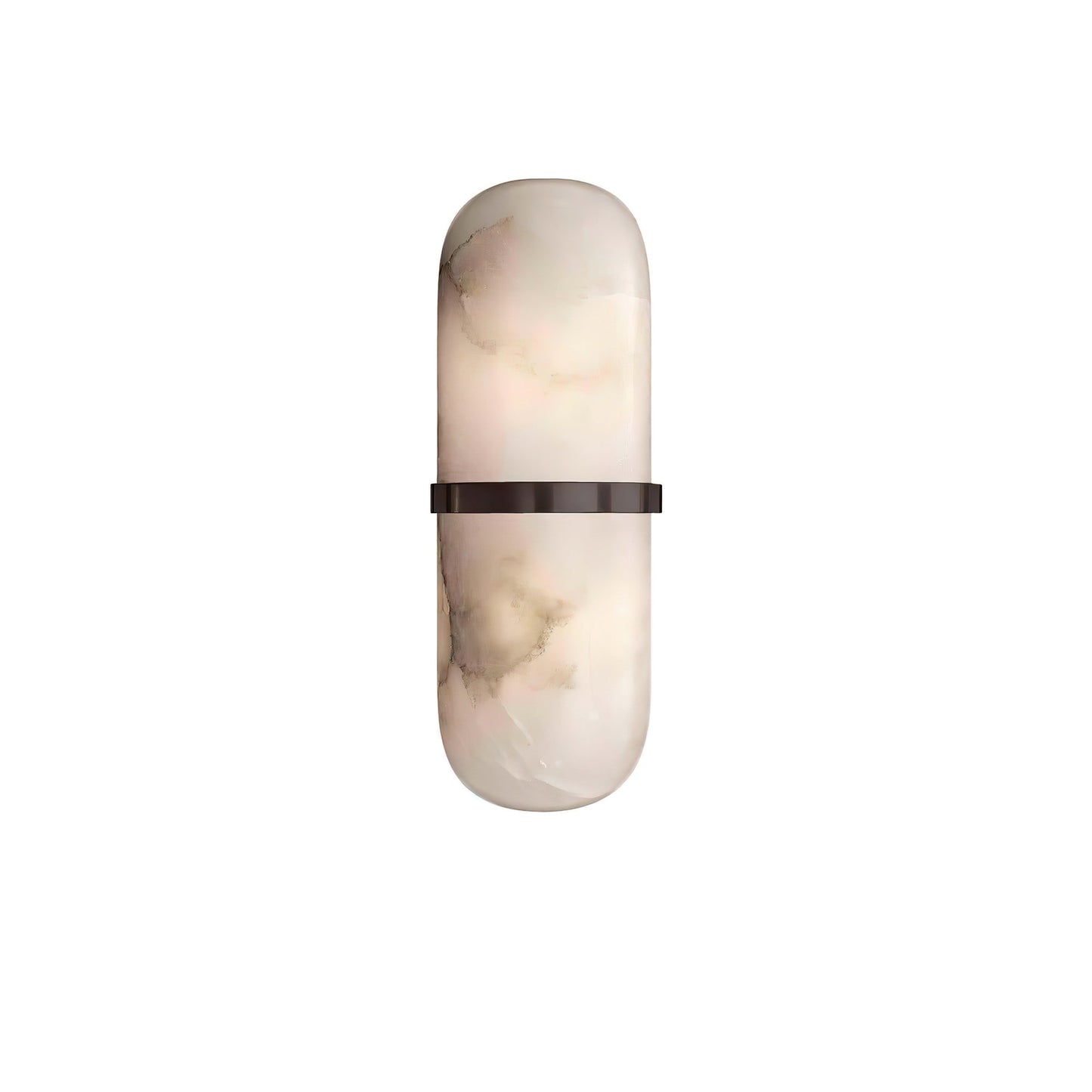 Alabaster Pill Wall Light - Soft Glow, Energy-Efficient Design
