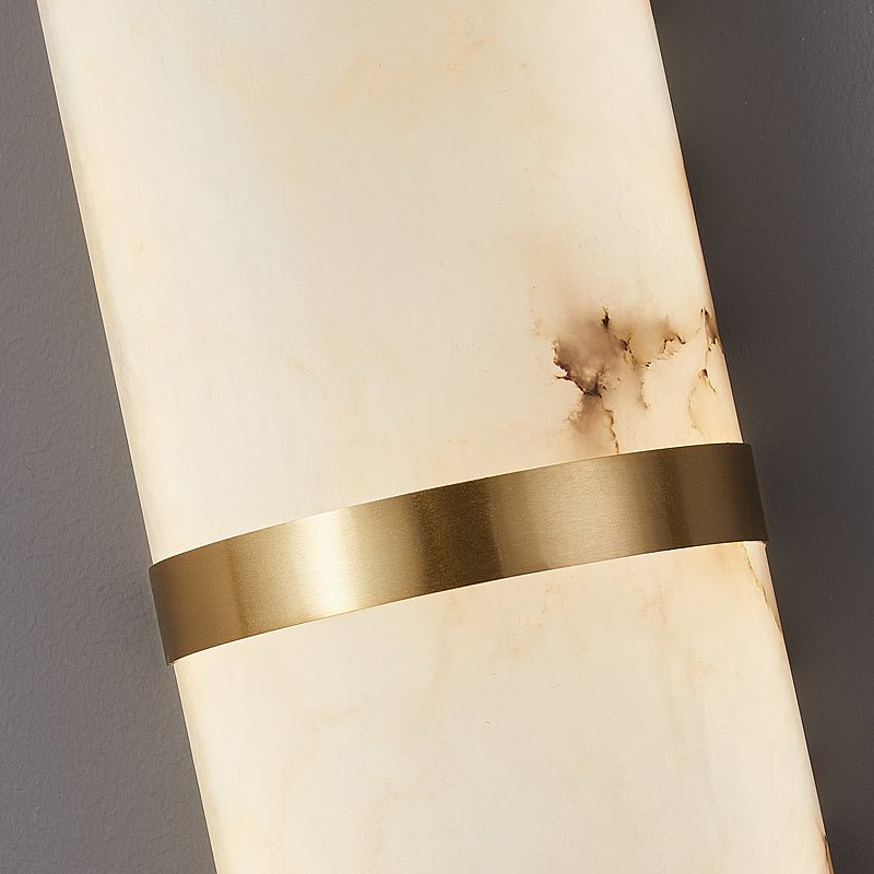 Alabaster Pill Wall Light - Soft Glow, Energy-Efficient Design