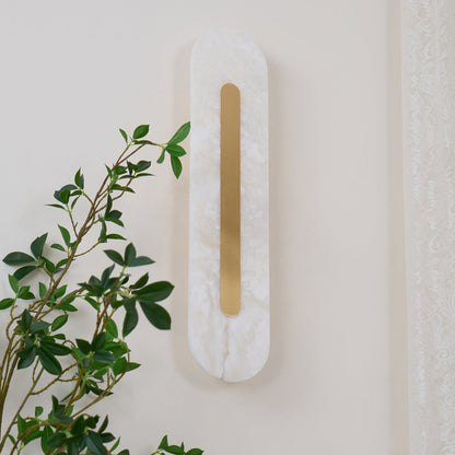 Alabaster Rounded Wall Light - Soft Glow & Energy Efficient Design