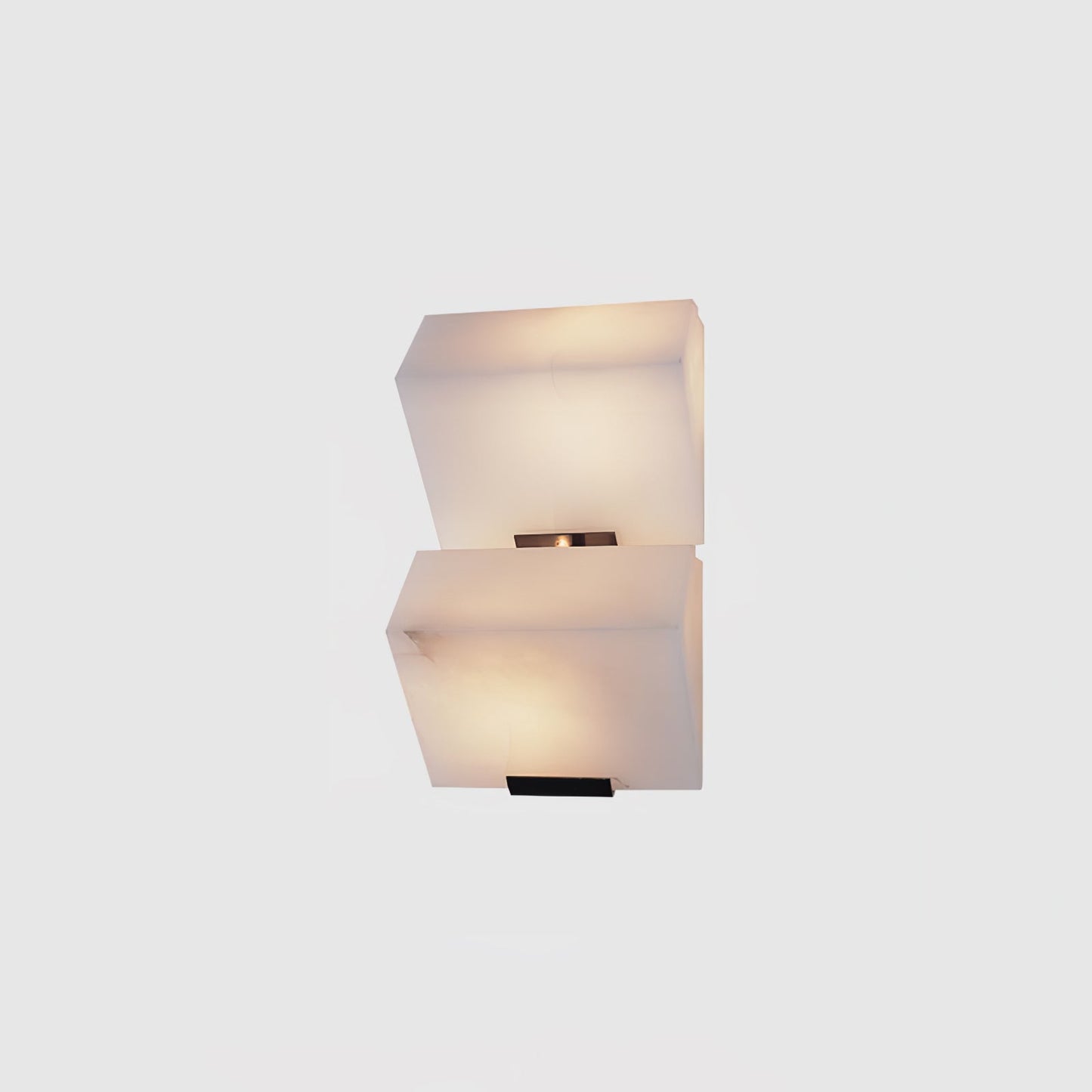 Alabaster Staircase Wall Lamp - Elegant Design, Adjustable Brightness