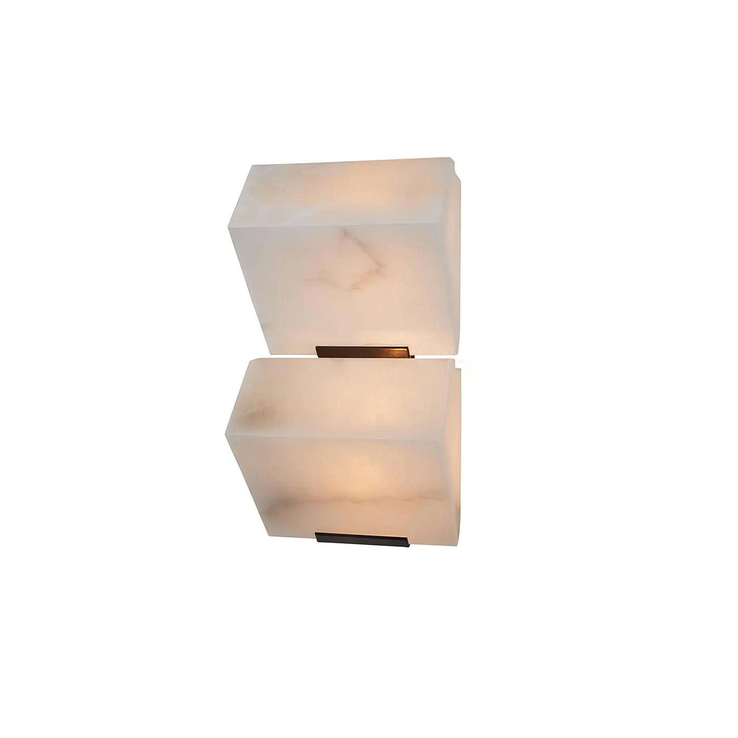 Alabaster Staircase Wall Lamp - Elegant Design, Adjustable Brightness