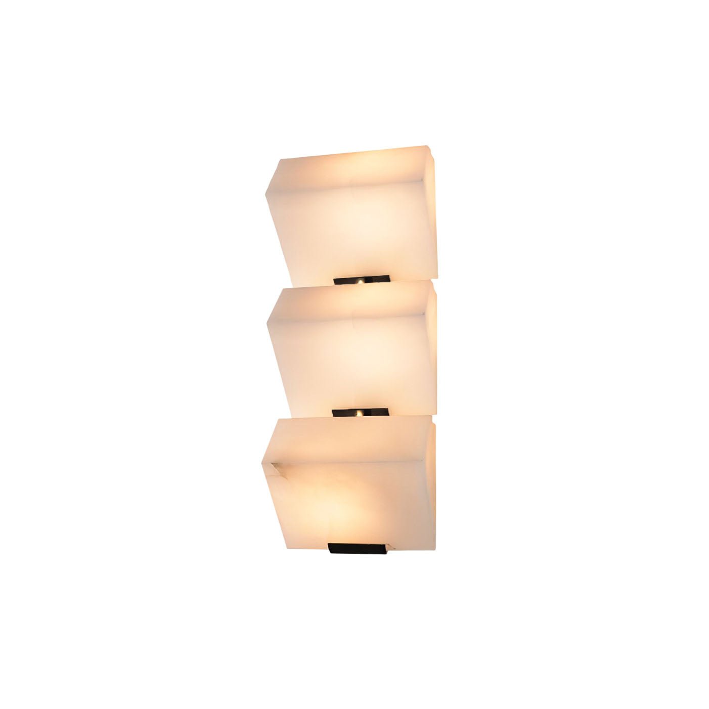 Alabaster Staircase Wall Lamp - Elegant Design, Adjustable Brightness
