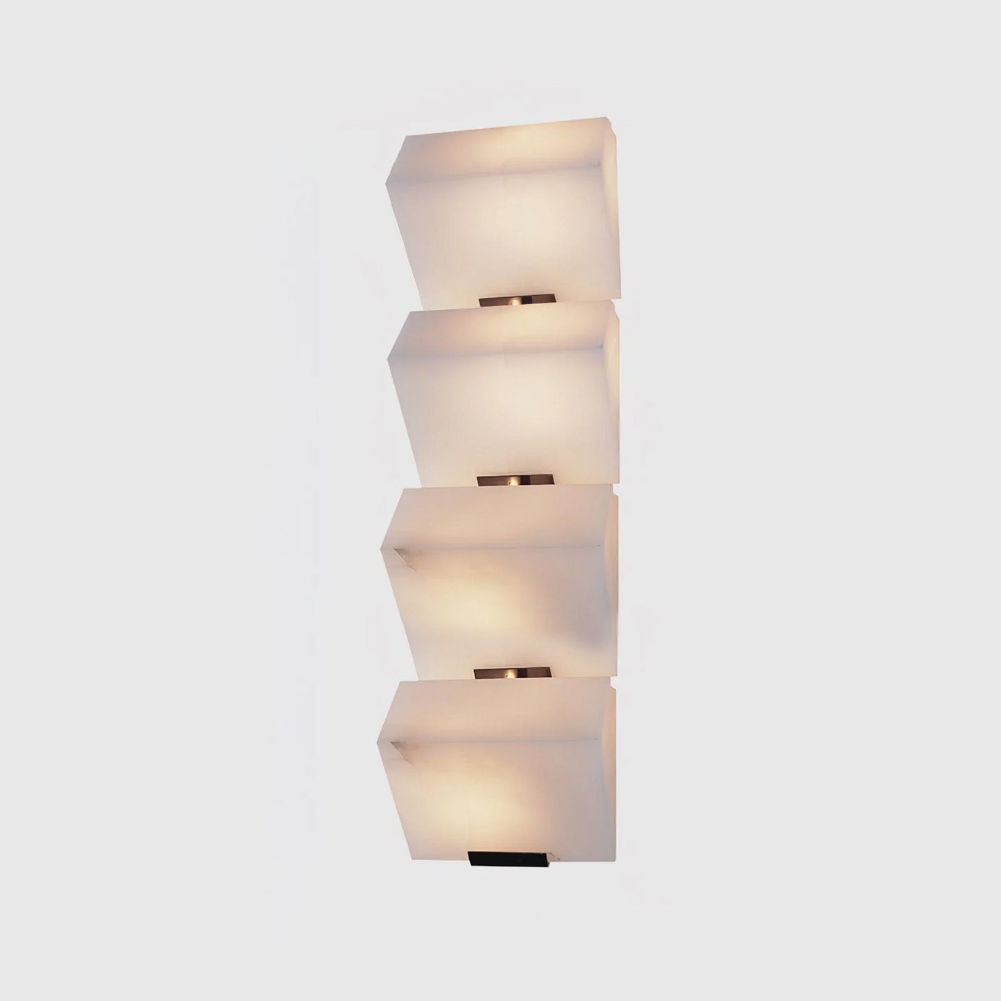 Alabaster Staircase Wall Lamp - Elegant Design, Adjustable Brightness