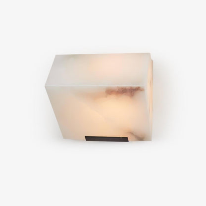 Alabaster Staircase Wall Lamp - Elegant Design, Adjustable Brightness