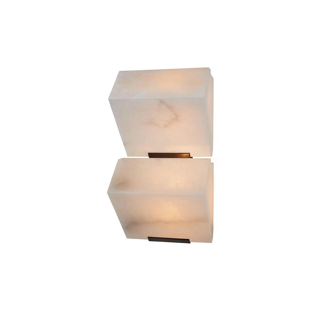 Alabaster Staircase Wall Lamp - Elegant Design, Adjustable Brightness