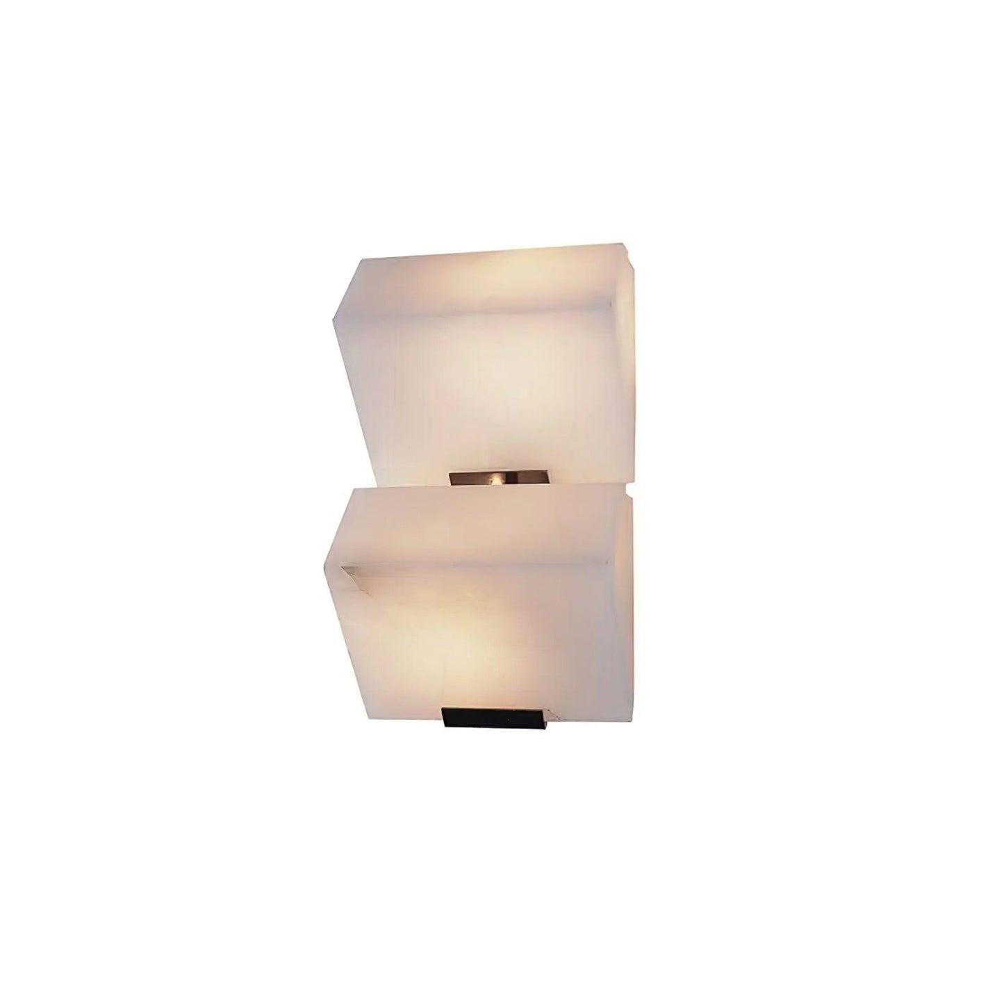 Alabaster Staircase Wall Lamp - Elegant Design, Adjustable Brightness